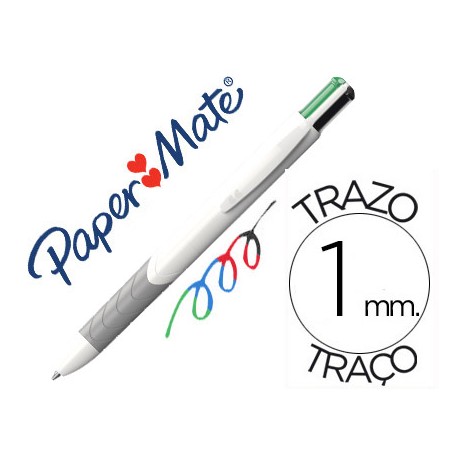 BOLIGRAFO PAPER MATE INKJOY QUATRO COLORES ESTANDAR
