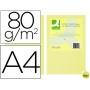 PAPEL COLOR Q-CONNECT DIN-A4 80 GRAMOS CHAMPAGNE PAQUETE DE 500 HOJAS