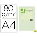 PAPEL COLOR Q-CONNECT DIN-A4 80 GRAMOS VERDE PAQUETE DE 500 HOJAS