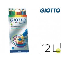 LAPICES DE COLORES GIOTTO STILNOVO ACUARELABLES CAJA DE 12 COLORES