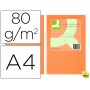 PAPEL COLOR Q-CONNECT DIN-A4 80 GRAMOS NARANJA INTENSO PAQUETE DE 500 HOJAS
