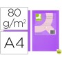 PAPEL COLOR Q-CONNECT DIN-A4 80 GRAMOS LILA INTENSO PAQUETE DE 500 HOJAS