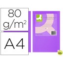 PAPEL COLOR Q-CONNECT DIN-A4 80 GRAMOS LILA INTENSO PAQUETE DE 500 HOJAS