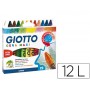 LAPICES CERA GIOTTO MAXI CAJA DE 12 COLORES