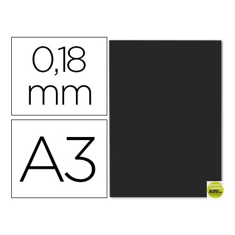TAPA DE ENCUADERNACION YOSAN PVC DIN A3 NEGRA