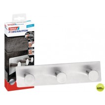 PERCHERO ADHESIVO TESA POWERBOTON TRIPLE CARGA MAXIMA 12 KG 40X192X82 MM