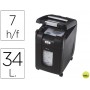 DESTRUCTORA DE DOCUMENTO REXEL AUTO+175X CAPACIDAD DE CORTE 7 HOJAS DESTRUYE GRAPAS Y CLIPS
