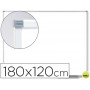 PIZARRA BLANCA NOBO CLASSIC MAGNETICA DE ACERO VITRIFICADO 180X120 CM