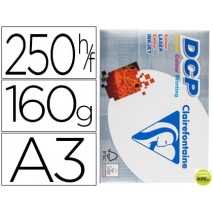 PAPEL FOTOCOPIADORA CLAIREFONTAINE DIN A3 160 GRAMOS PAQUETE DE 250 HOJAS