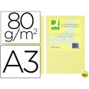 PAPEL COLOR Q-CONNECT DIN-A3 80 GRAMOS CHAMPAGNE PAQUETE DE 500 HOJAS