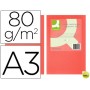 PAPEL COLOR Q-CONNECT DIN-A3 80 GRAMOS ROJO INTENSO PAQUETE DE 500 HOJAS