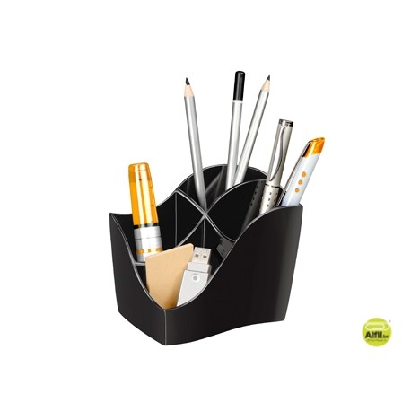 ORGANIZADOR SOBREMESA CEP GAMA ISIS PLASTICO NEGRO 118X89X98 MM
