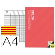 BLOC NOTAS A4 PLAN DE CURSO Y EVALUACION CONTINUA EN CATALAN