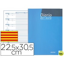 DIARIO DEL AULA CONTROL DE ASISTENCIAS DISCIPLINARIO 22,5 X 30,5 CM EN CATALAN