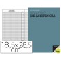 BLOC REGISTRO DE ASISTENCIA PARA EL CONTROL DE ASISTENCIA DIARIO Y MENSUAL 18,5 X 28,5 CM