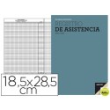BLOC REGISTRO DE ASISTENCIA PARA EL CONTROL DE ASISTENCIA DIARIO Y MENSUAL 18,5 X 28,5 CM