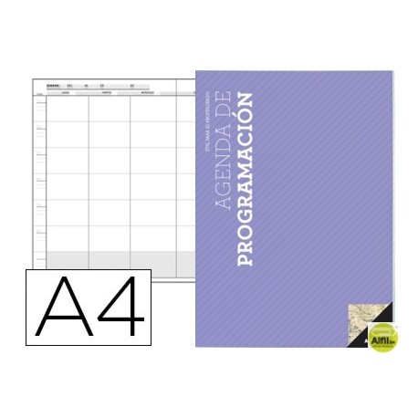 AGENDA DE PROGRAMACION A4 PLAN MENSUAL Y PROGRAMACION SEMANAL DEL CURSO