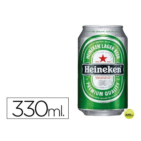 CERVEZA HEINEKEN LATA 330 ML