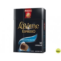 CAFE MARCILLA L AROME ESPRESSO DECAFFEINATO FUERZA 6 MONODOSIS CAJA DE 10 UNIDADECOMPATIBLE CON NESS