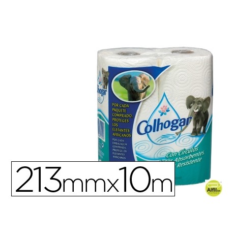 PAPEL DE COCINA COLHOGAR PAQUETE DE 2 ROLLOS