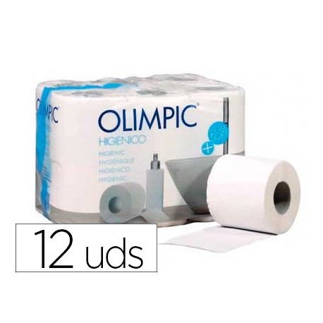 PAPEL HIGIENICO OLIMPIC 2 CAPAS PAQUETE DE 12 ROLLOS