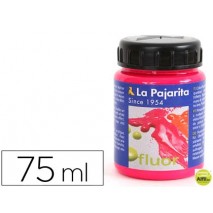 PINTURA LATEX LA PAJARITA F-04 MAGENTA FLUORESCENTE 75ML