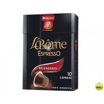 CAFE MARCILLA L AROME ESPRESSO SPLENDENTE FUERZA 7 CAJA DE 10 UNIDADES COMPATIBLECON NESSPRESO