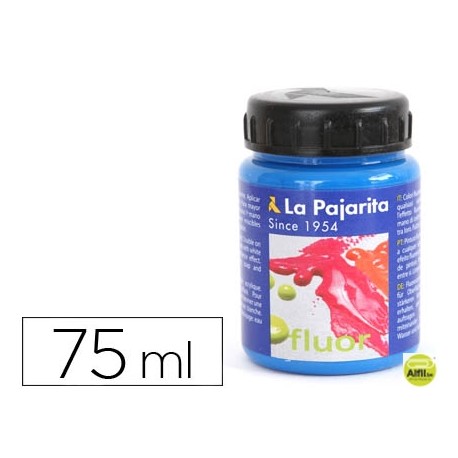 PINTURA LATEX LA PAJARITA F-05 AZUL LUMINOSO 75ML