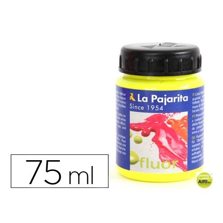 PINTURA LATEX LA PAJARITA F-01 AMARILLO CANARIO 75ML