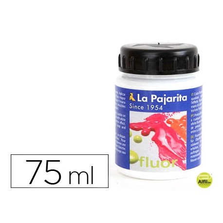 PINTURA LATEX LA PAJARITA F-00 BLANCO FLUORESCENTE 75ML