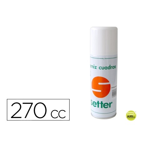 BARNIZ SETTER SPRAY FIJATIVO PARA OLEO ACABADO MATE 270CC
