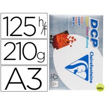 PAPEL FOTOCOPIADORA CLAIREFONTAINE DIN A3 210 GRAMOS PAQUETE DE 125 HOJAS