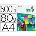 PAPEL FOTOCOPIADORA DNS PREMIUM ESPECIAL INK-JET DIN A4 80 GR PAQUETE DE 500 HOJAS