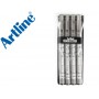 ROTULADOR ARTLINE CALIBRADO MICROMETRICO NEGRO PETACA DE 4 UNIDADES 0,2 0,4 0,6 0,8 MM