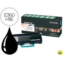 TONER LEXMARK E36H 11E NEGRO 9000 PAG