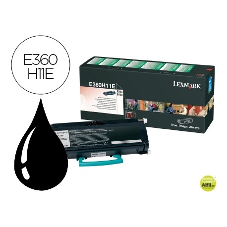 TONER LEXMARK E36H 11E NEGRO 9000 PAG