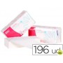 TOALLA DE PAPEL MANO ENGARZADAS ECOLOGICA 20X23 CM 2 CAPAS PAQUETE CON 196 UNIDADES