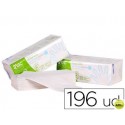 TOALLA DE PAPEL MANO ENGARZADAS ECOLOGICA XTRASEC 20X23 CM 2 CAPAS PAQUETE CON 196 UNIDADES