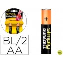 PILA DURACELL ALCALINA SIMPLY AA BLISTER DE 2 UNIDADES