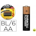 PILA DURACELL ALCALINA PLUS POWER AA BLISTER DE 4+2 UNIDADES