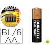 PILA DURACELL ALCALINA PLUS POWER AA BLISTER DE 4+2 UNIDADES