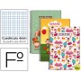 BLOC ESPIRAL LIDERPAPEL FOLIO 80 H CUADRO 4 MM TAPA CARTONCILLO 60 GR FANTASIA CIRCUS
