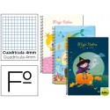 BLOC ESPIRAL LIDERPAPEL FOLIO 80 H CUADRO 4 MM TAPA CARTONCILLO 60 GR FANTASIA MAGIC DOLLIES