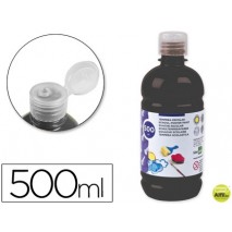 TEMPERA ESCOLAR LIDERPAPEL 500 ML NEGRO