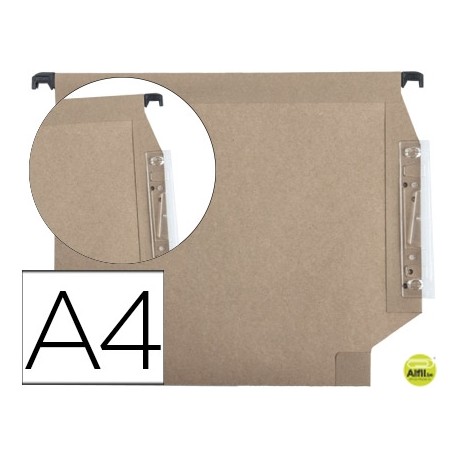 CARPETA COLGANTE HAMELIN DIN A4 VISOR LATERAL KRAFT ECO