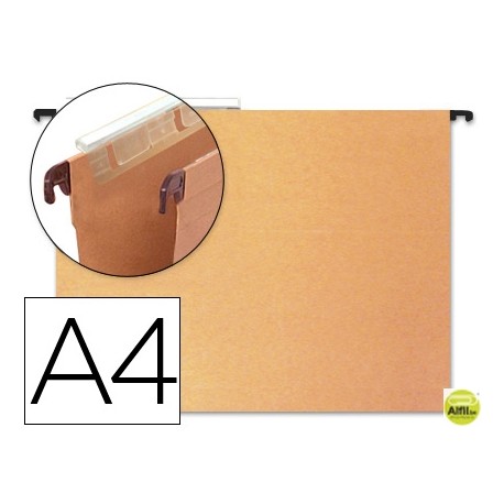 CARPETA COLGANTE HAMELIN DIN A4 VISOR SUPERIOR KRAFT ECO