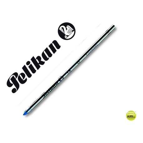RECAMBIO BOLIGRAFO PELIKAN CORTO MOD 38 METALICO COLOR AZUL PUNTA MEDIA