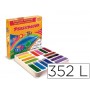 LAPICES CERA PLASTIDECOR CAJA DE 352 COLORES