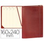 AGENDA ENCUADERNADA QUO VADIS MINISTRE TOSCANA SEMANA VISTA ROJO 16X24 CM