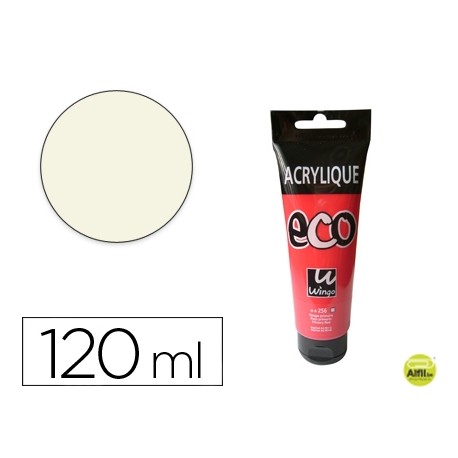 PINTURA ACRILICA WINGO ECO BLANCO TUBO DE 120 ML